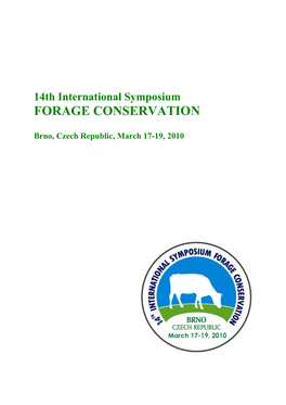 Forage Conservation