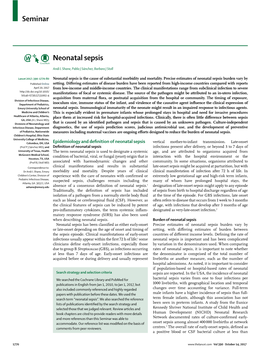 Seminar Neonatal Sepsis