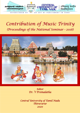 Contribution of Music Trinity