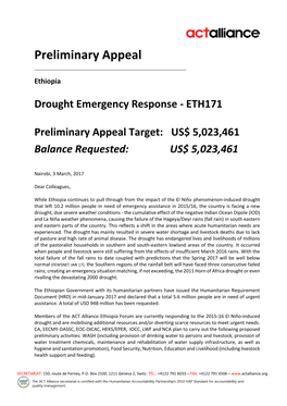 Preliminary Appeals 03 2017 Drought Emergency