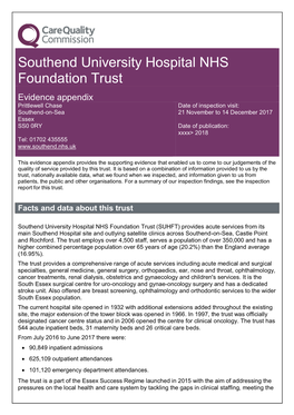Southend University Hospital NHS Foundation Trust