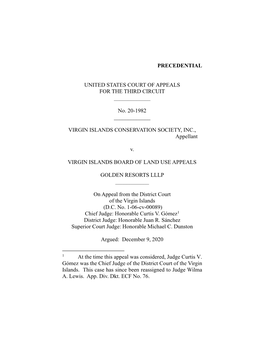 No. 20-1982 ___VIRGIN ISLANDS CONSERV