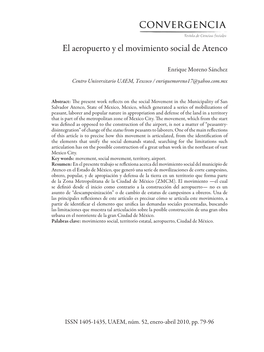 El Aeropuerto Y El Movimiento Social De Atenco