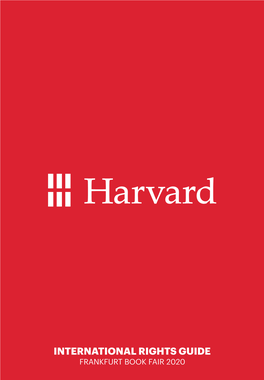 Harvard University Press Frankfurt 2020