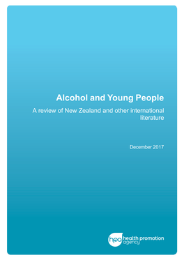 Alcohol and Young People