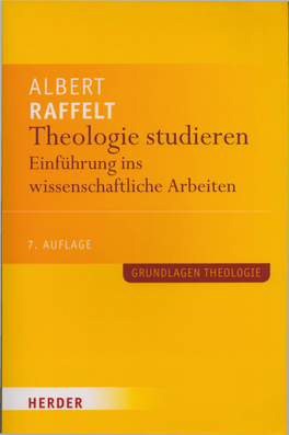 Theologie Studieren Einführung Ins Wissenschaftliche Arbeiten