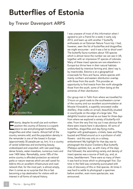 Butterflies of Estonia by Trevor Davenport ARPS