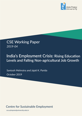 India's Employment Crisis