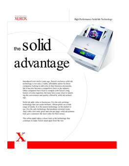 Xerox Solid Advantage White Paper V17c TYPESET.Pub