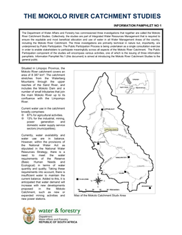 The Mokolo River Catchment Studies