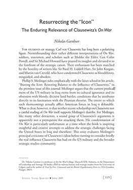 The Enduring Relevance of Clausewitz's On