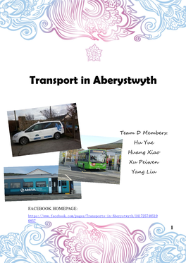 Transport in Aberystwyth