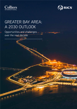 GREATER BAY AREA: a 2030 OUTLOOK Opportunities and Challenges Over the Next Decade