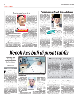 Kecoh Kes Buli Di Pusat Tahfiz