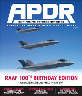 Raaf 100Th Birthday Edition Air Marshal Mel Hupfeld Interview