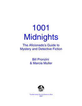 1001 Midnights the Aficionado’S Guide to Mystery and Detective Fiction