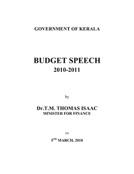 Budget Speech-English