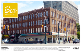 455 Spadina Avenue for Lease