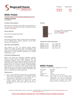 EIF2S1 Protein EIF2S1 Protein