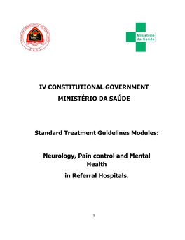 Neurology, Pain Control and Mental Health in Referral Hospitals