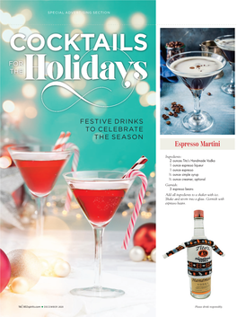 Cocktails for the Holidays December 2020