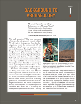 Background to Archaeology