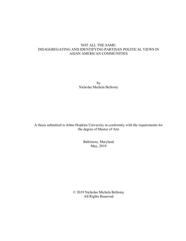 Disaggregating and Identifying Partisan Political Trends in Asian-American Communities