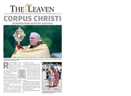 Archbishop Leads Eucharistic Procession