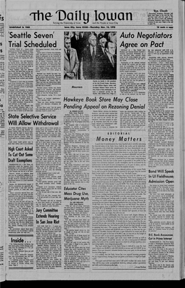 Daily Iowan (Iowa City, Iowa), 1970-11-12