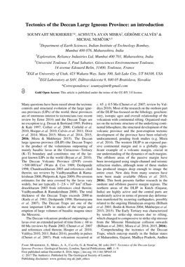 Tectonics of the Deccan Large Igneous Province: an Introduction