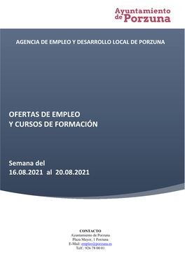 Ofertas De Empleo Y Cursos De Formación