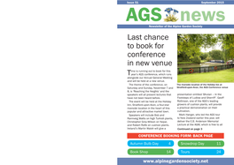 AGS News, September 2015