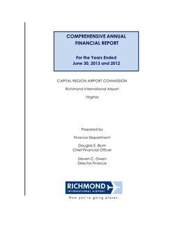 Comprehensive Annual Financial Report