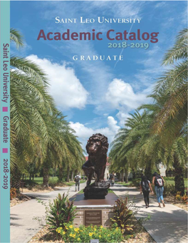 2018-2019 Graduate Academic Catalog