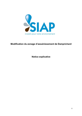 Modification Du Zonage D'assainissement De Damprichard