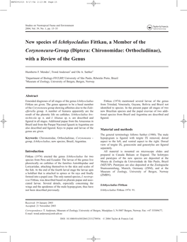 Diptera: Chironomidae: Orthocladiinae), with a Review of the Genus