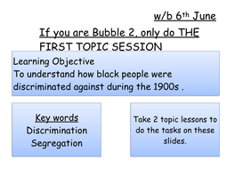 TOPIC 1 & 2 Intro to Civil Rights Movement