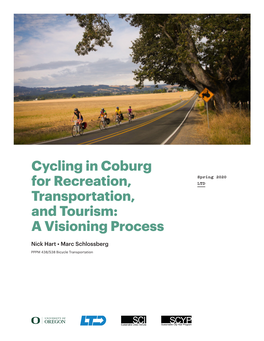 Cycling in Coburg for Recreation, Transportation, and Tourism: a Visioning Process