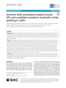 Genome-Wide Association Analysis Reveals QTL and Candidate Mutations Structure, Function, and Regulation