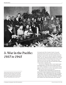 3. War in the Pacific: 1937 to 1945 Fdr4freedoms 2