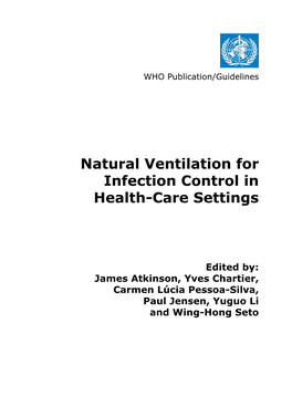 Natural Ventilation for Infection Control in Health-Care Settings