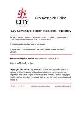 City Research Online