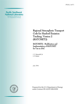 Regional Atmospheric Transport Code for Hanford Emission Tracking, Version 2 (RATCHET2)