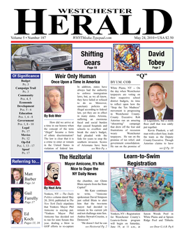 Read the May 24, 2010 Edition of the Westchester Herald