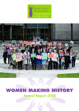 WOMEN MAKING HISTORY Annual Report 2018