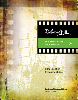 Film Location Resource Guide