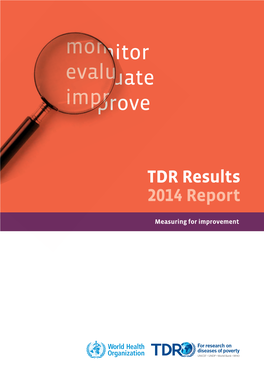 TDR Results 2014 Report