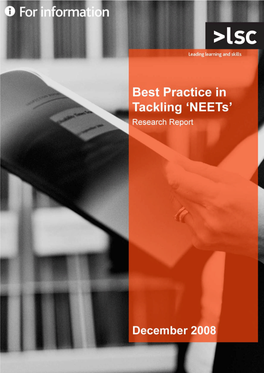 Neets’ Research Report Best Practice in Tackling ‘Neets’ Research Report Contents