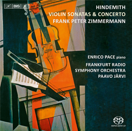 Hindemith Violin Sonatas & Concerto Frank Peter