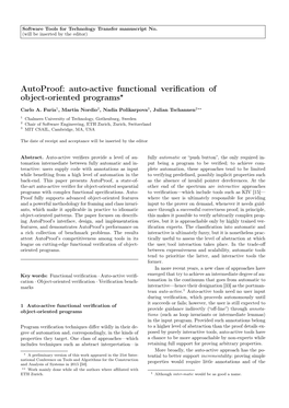 Autoproof: Auto-Active Functional Verification of Object-Oriented Programs
